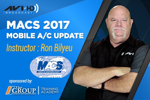 MACS 2017 Mobile A/C Update Instructor: Ron Bilyeu